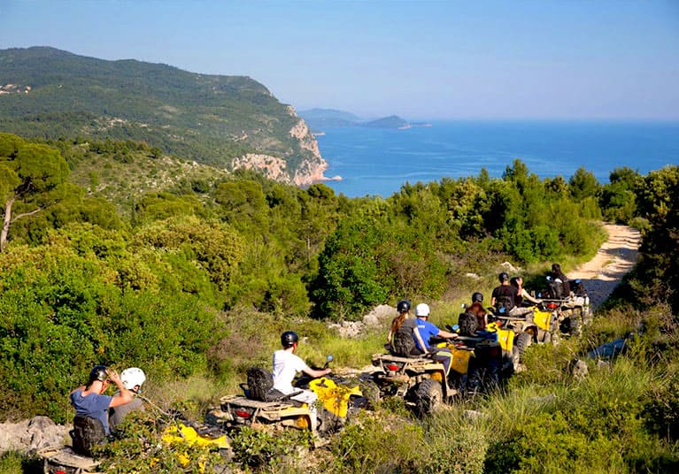 The time it takes you inland and along the coastal path-Kojan Koral quad biking